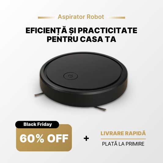 🔥Încălzire de Black Friday🔥 Robot Aspirator CleanPro™ | Curăță, Aspiră și Lustruiește Casa Ta Fără Efort