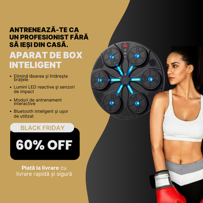 Mașină de box inteligentă Bluetooth + MĂNUȘI CADOU 🎁 (ÎNCĂLZIRE BLACK FRIDAY)