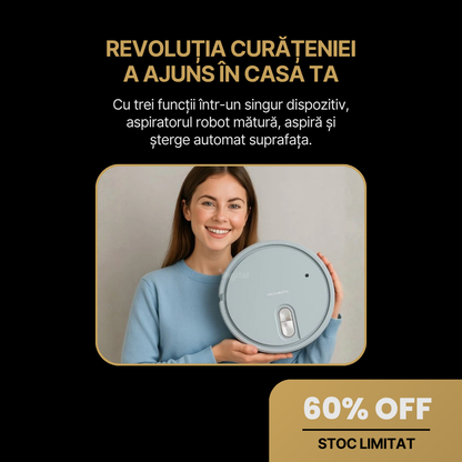 🔥Încălzire de Black Friday🔥 Robot Aspirator CleanPro™ | Curăță, Aspiră și Lustruiește Casa Ta Fără Efort