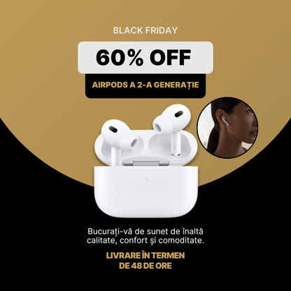 🔥Încălzire de Black Friday🔥Cumpără 1 și Primești 2 Căști Wireless Generația a 2-a