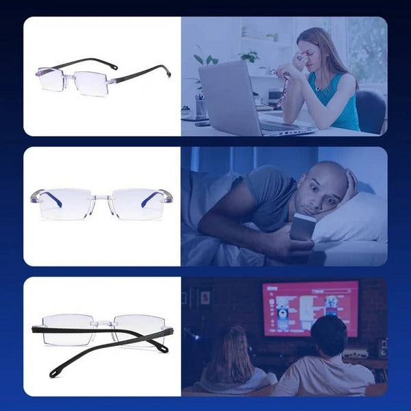 [Cumpără 1, Primești 2] Ochelari Inteligenti Anti-Radiații - Vision™ + Husa din Piele