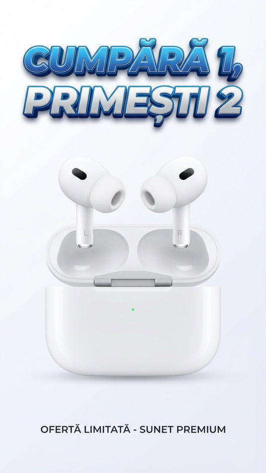 [Cumpără 1 și Primești 2] Căști Wireless Generația a 2-a