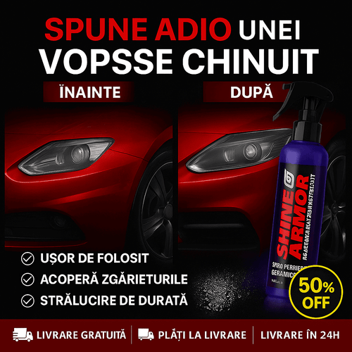 Spray-ul CERAMIC care îți transformă mașina în câteva minute – ascunde zgârieturile și redă strălucirea de mașină nouă!